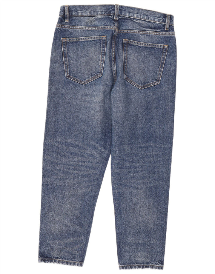 Zara Mens Cropped Jeans EU 40 Medium W31 L25 Blue