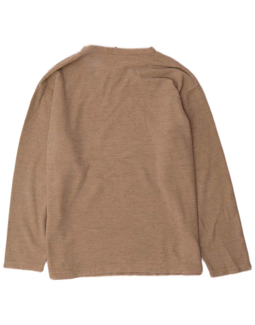 O'Neill Mens Top Long Sleeve Large Beige Cotton