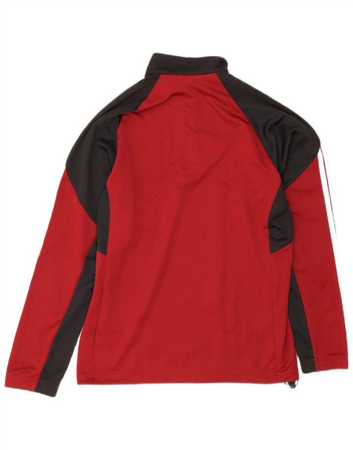 Adidas Mens Climacool Graphic Top Long Sleeve Medium Red Colourblock