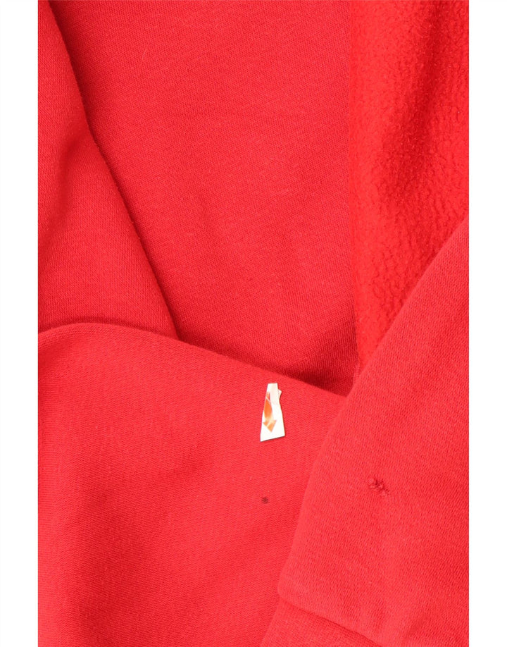 ADIDAS Boys Sweatshirt Jumper 15-16 Years Red Cotton