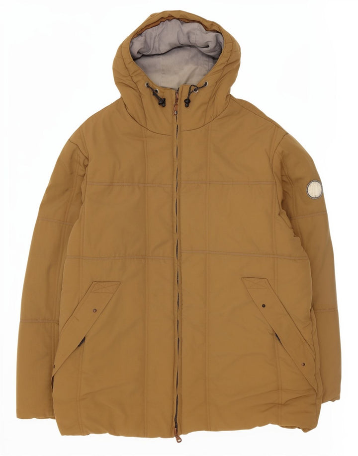Murphy & Nye Mens Hooded Padded Jacket UK 42 XL Beige