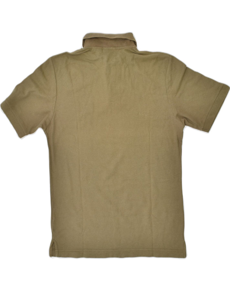 FILA Mens Polo Shirt Medium Khaki Cotton | Vintage | Thrift | Second-Hand | Used Clothing | Messina Hembry 