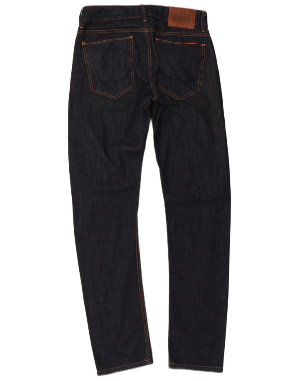 Superdry Mens Copperfill Loose Slim Jeans W28 L32 Navy Blue Cotton