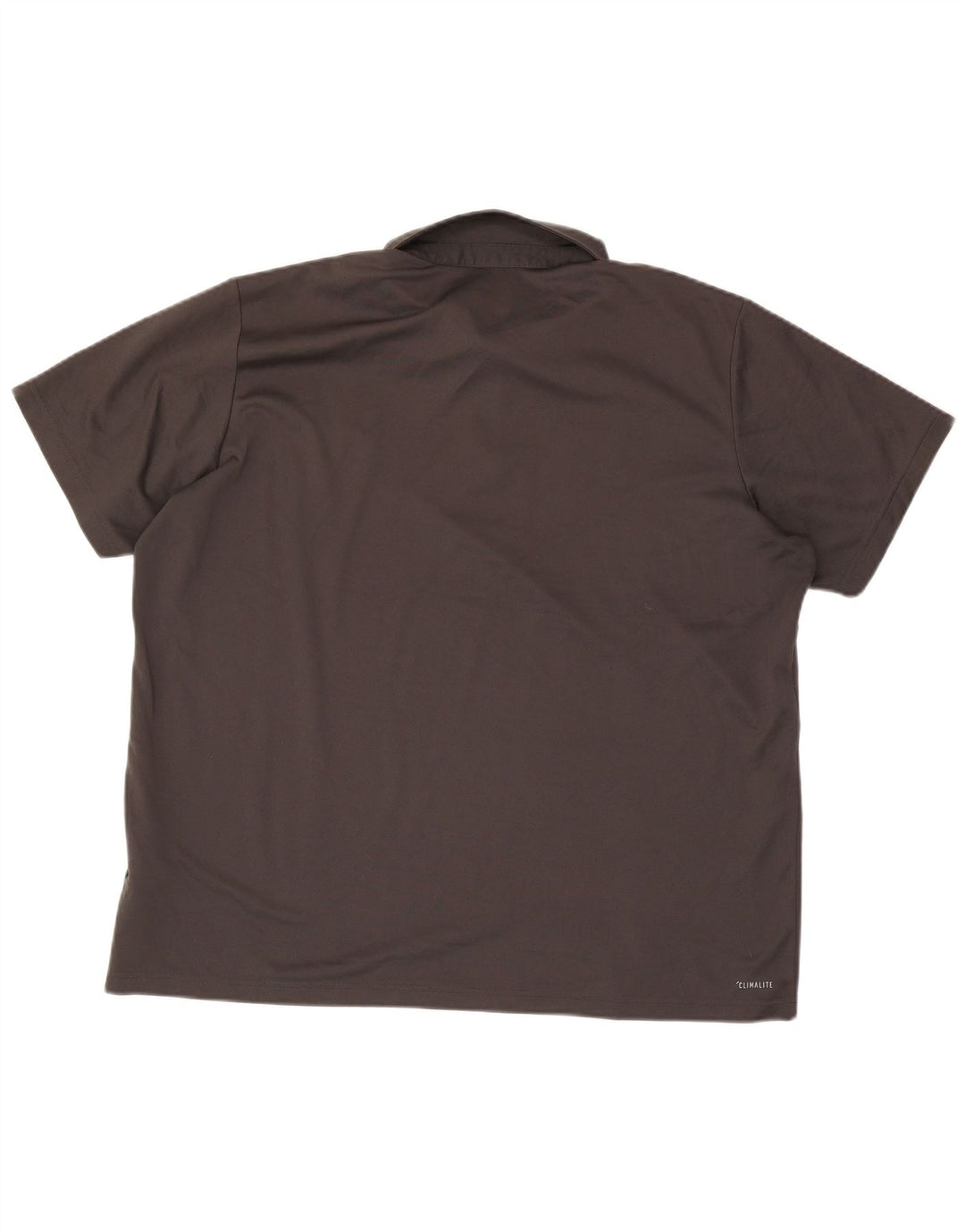 Adidas Mens Climalite Polo Shirt 2XL Grey Polyester