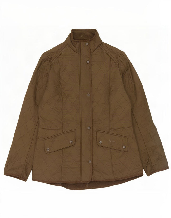 Barbour Womens Quilted Jacket UK 16 Large Khaki