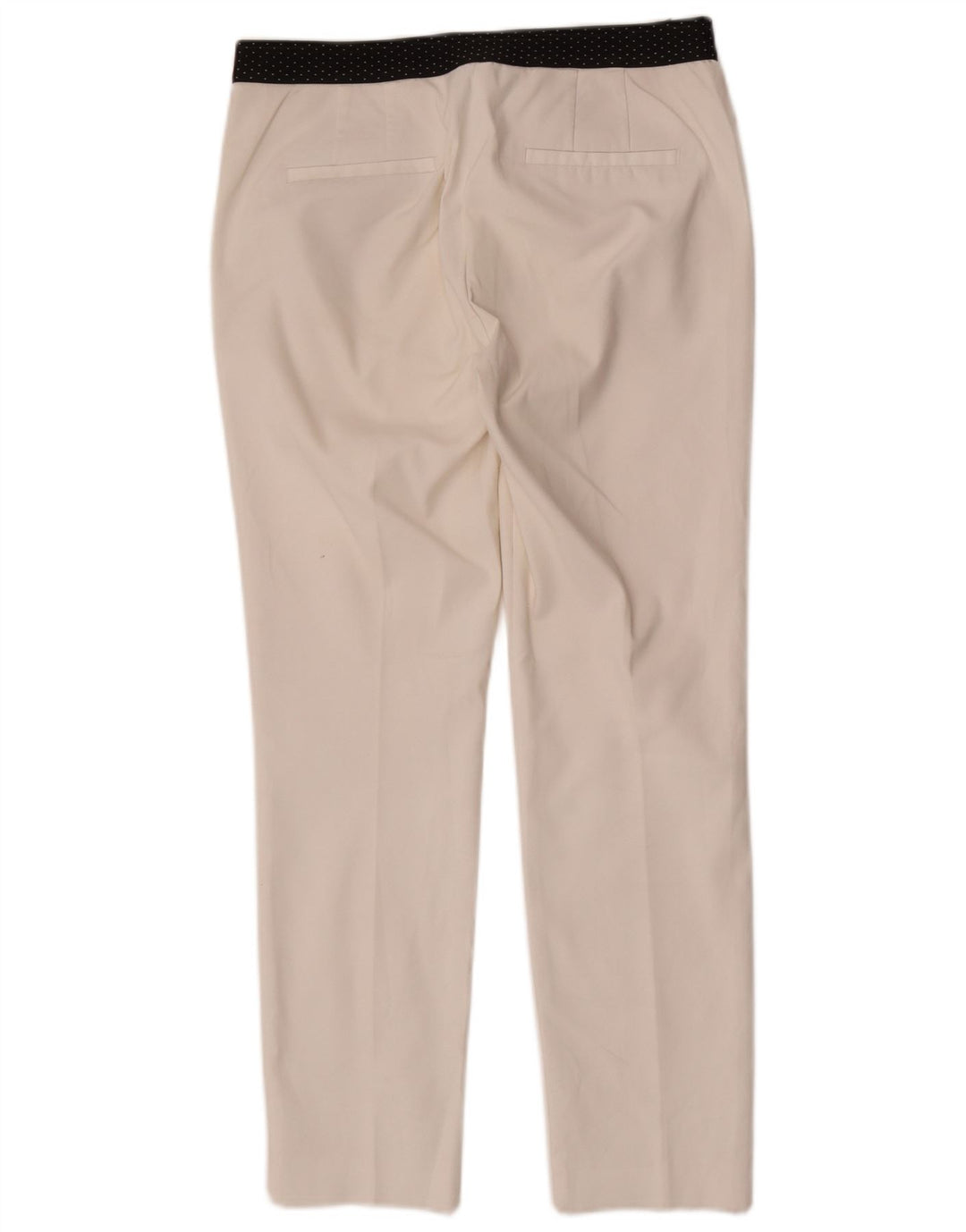 Zara Womens Slim Chino Trousers Medium W28 L27 White Colourblock