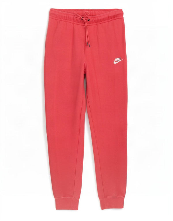 Nike Womens Tracksuit Trousers Joggers UK 8 Small Pink Cotton