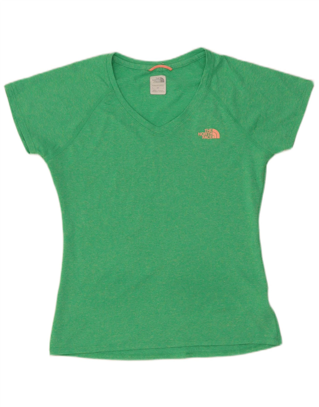 The North Face Womens T-Shirt Top UK 10 Small Green Polyester
