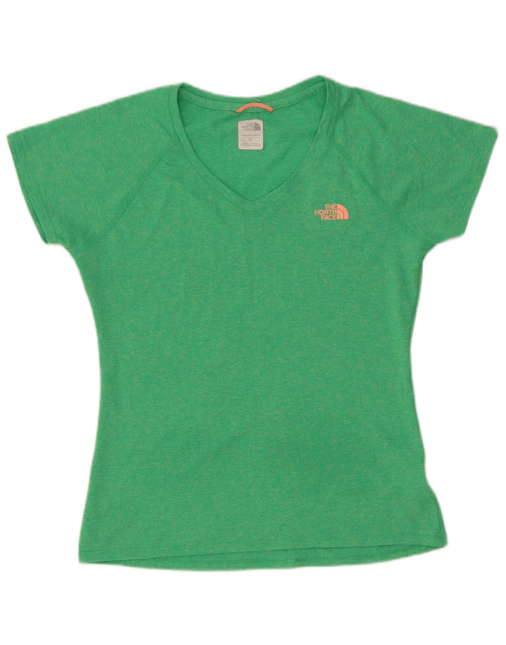 The North Face Womens T-Shirt Top UK 10 Small Green Polyester