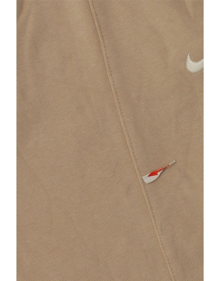 Nike Mens Sport Shorts Small Beige Cotton
