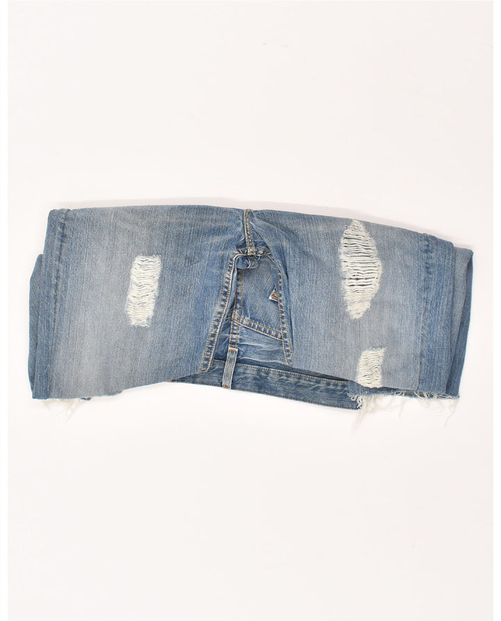 LEVI'S Mens 501 Distressed Tapered Jeans W31 L27 Blue Cotton Vintage Levi's and Second-Hand Levi's from Messina Hembry 