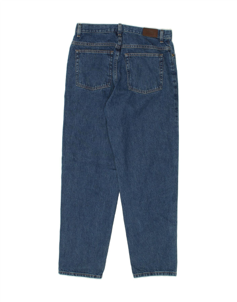 L.L.BEAN Womens High Waist Tapered Jeans UK 14 Large W32 L29 Blue Cotton | Vintage L.L.Bean | Thrift | Second-Hand L.L.Bean | Used Clothing | Messina Hembry 