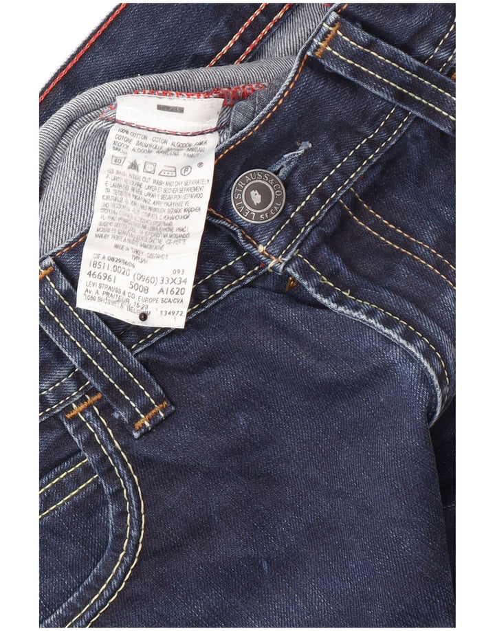 Levi's Mens 511 Slim Jeans W33 L34 Blue Cotton