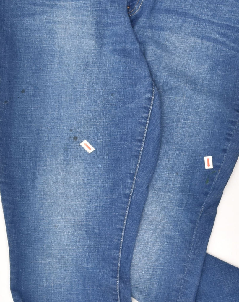 TOMMY HILFIGER Womens Skinny Jeans US 10 Large W36 L31 Blue Cotton | Vintage Tommy Hilfiger | Thrift | Second-Hand Tommy Hilfiger | Used Clothing | Messina Hembry 