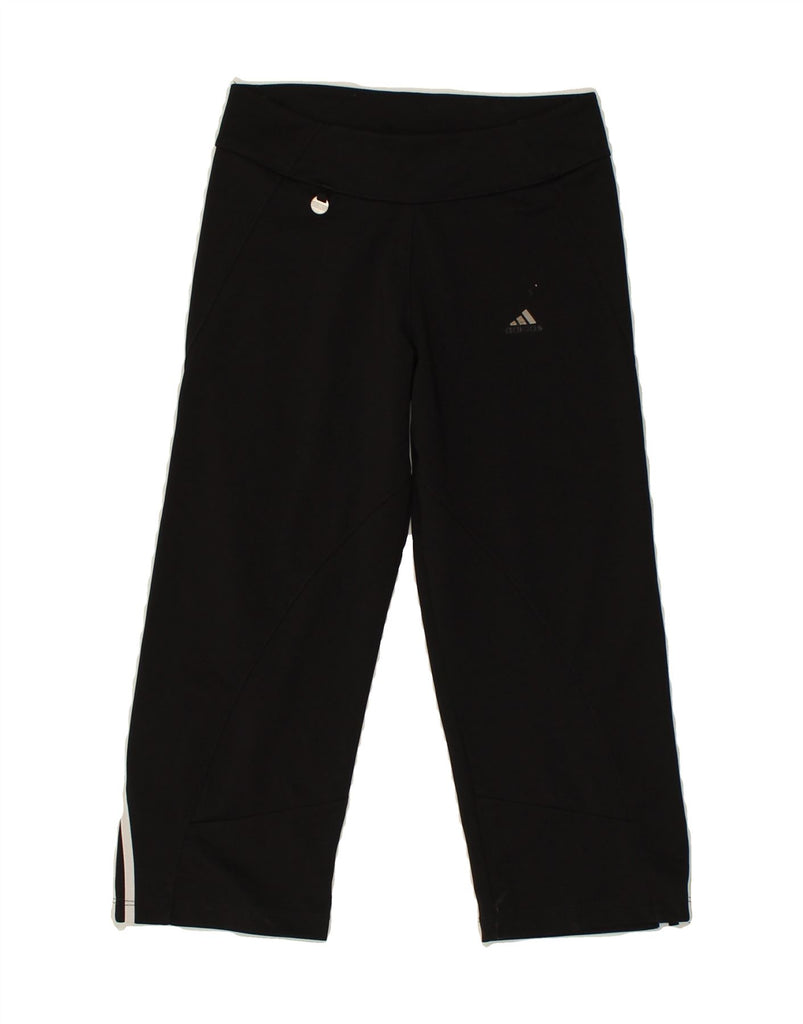 ADIDAS Girls Clima 365 Tracksuit Trousers 13-14 Years Black Polyester | Vintage Adidas | Thrift | Second-Hand Adidas | Used Clothing | Messina Hembry 