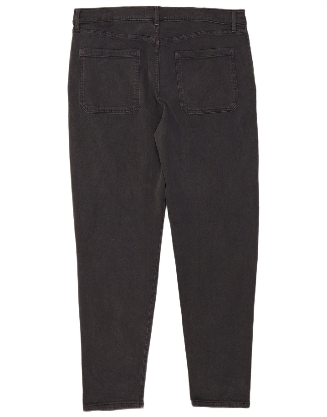Marks & Spencer Mens Slim Chino Trousers W34 L28 Grey Cotton