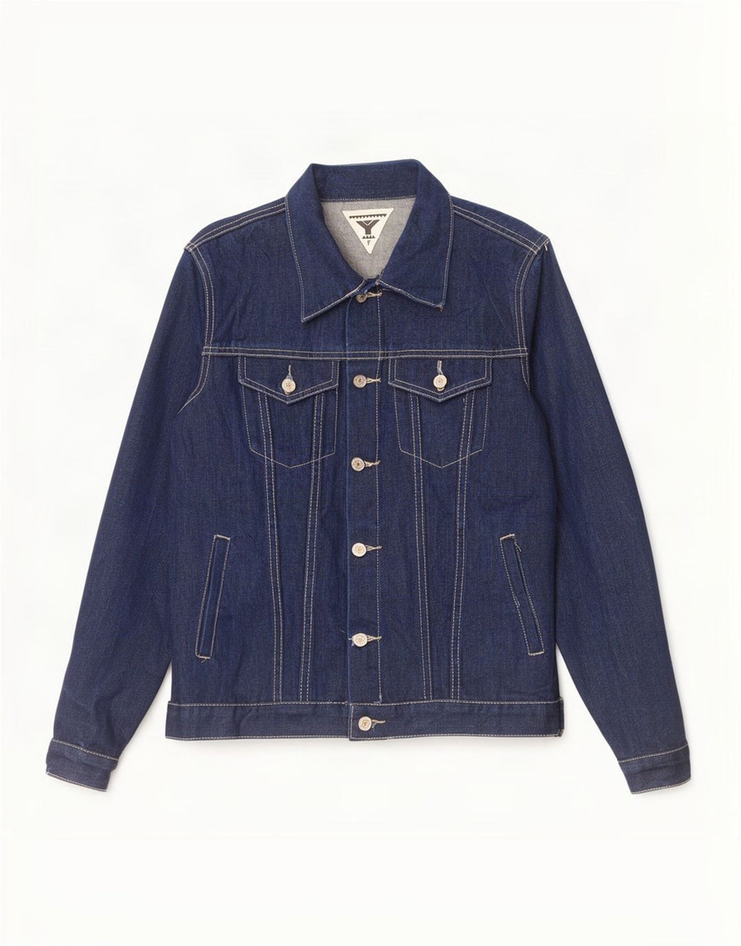 Vintage Boys Denim Jacket 14-15 Years Navy Blue Cotton