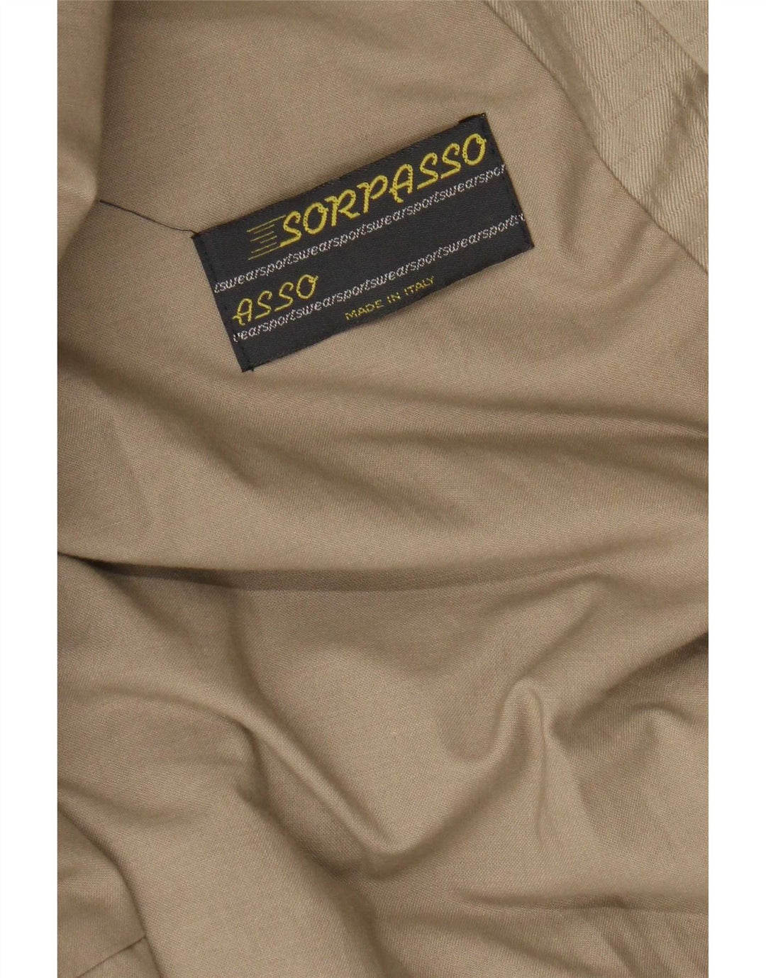 Vintage Mens Trench Coat UK 42 XL Beige