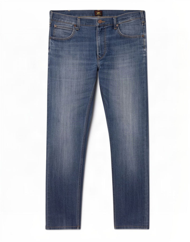 Lee Mens Daren Zip Fly Slim Jeans W36 L32 Blue Cotton