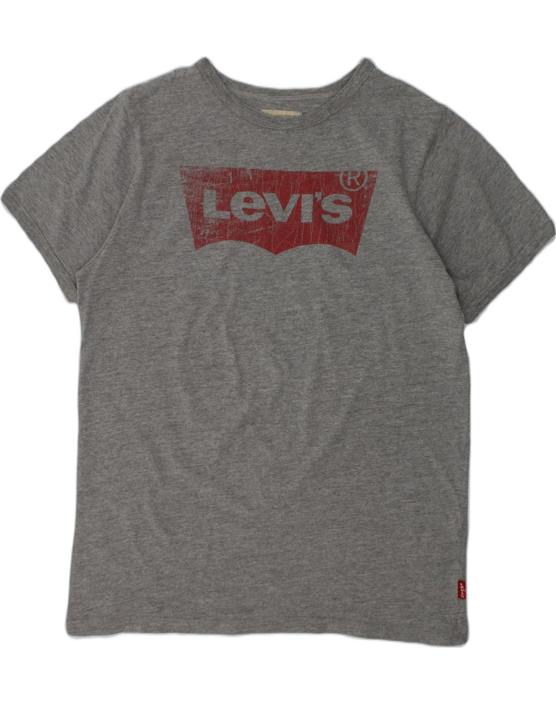 LEVI'S Boys Graphic T-Shirt Top 13-14 Years Grey Cotton | Vintage Levi's | Thrift | Second-Hand Levi's | Used Clothing | Messina Hembry 