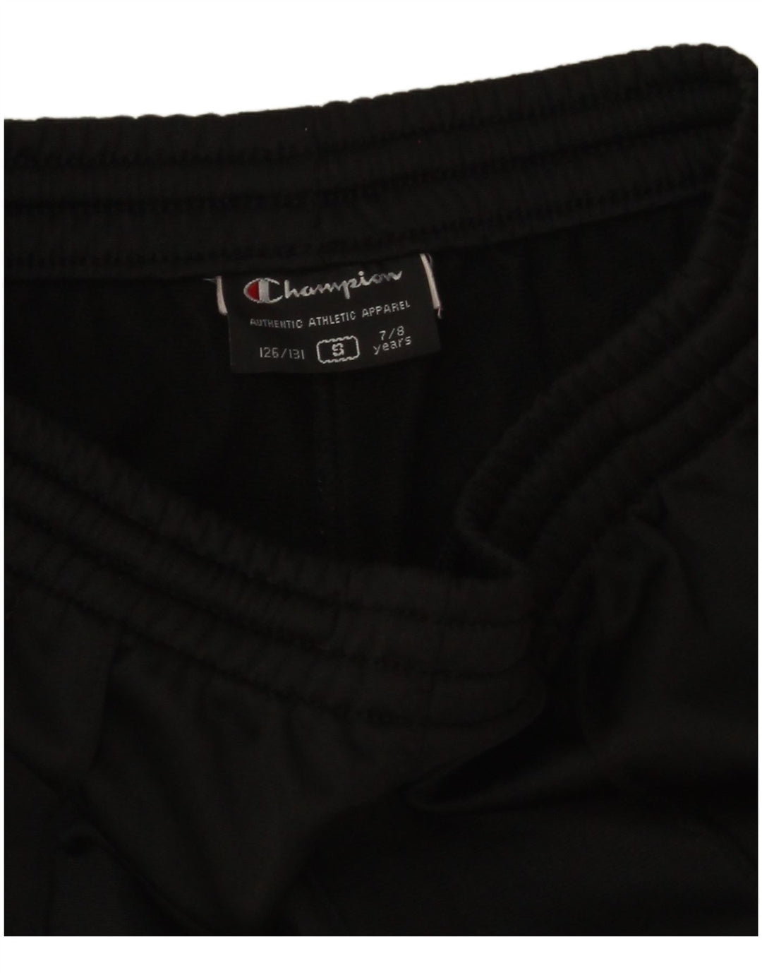 Champion Girls Tracksuit Trousers 7-8 Years Small Black