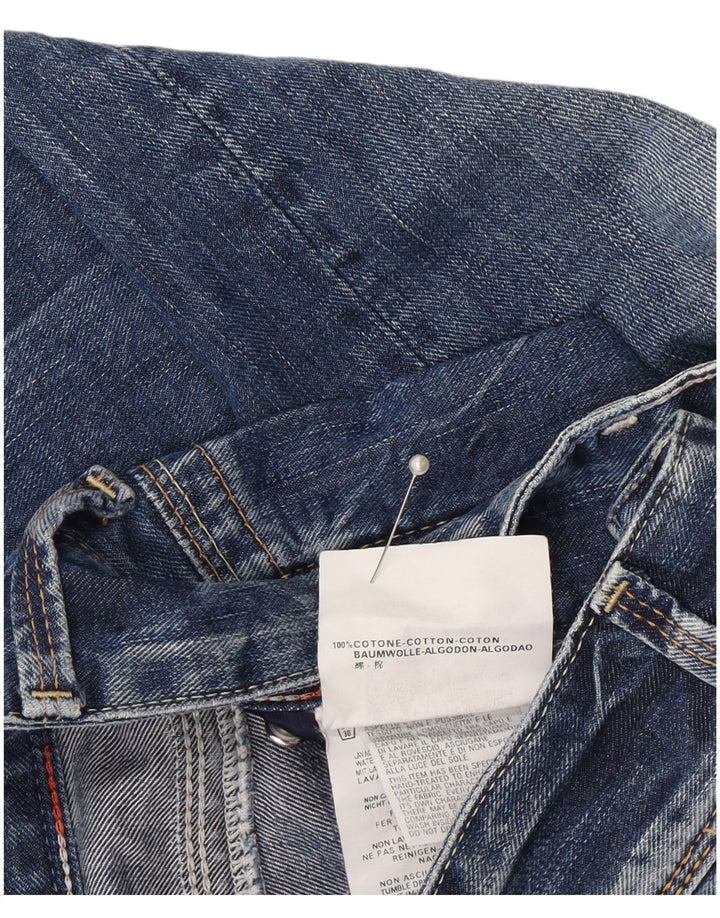Replay Womens Janice Bootcut Jeans W27 L34 Blue Cotton