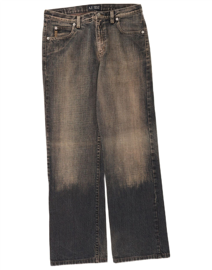 Armani Womens Loose Jeans W28 L30 Blue Cotton