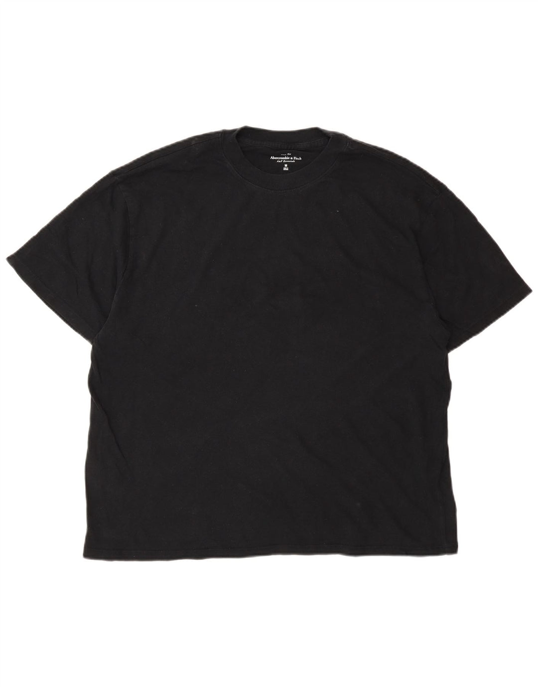 Abercrombie & Fitch Mens T-Shirt Top Medium Black Cotton