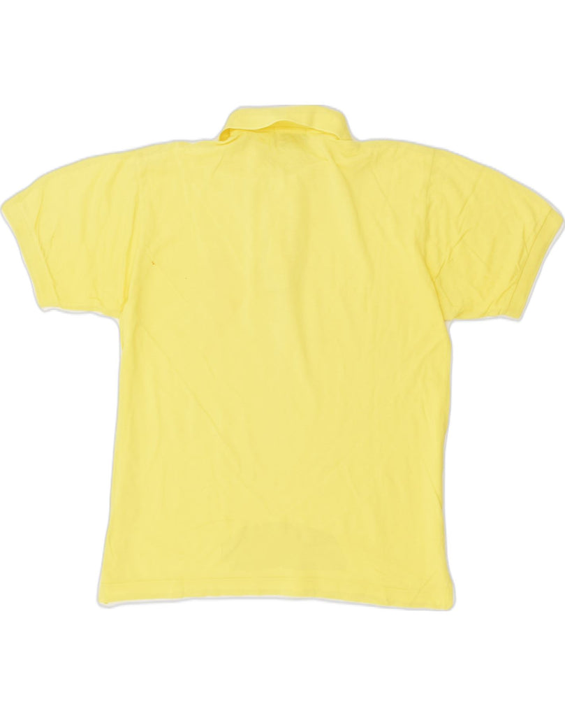 SERGIO TACCHINI Mens Polo Shirt Small Yellow Cotton | Vintage Sergio Tacchini | Thrift | Second-Hand Sergio Tacchini | Used Clothing | Messina Hembry 