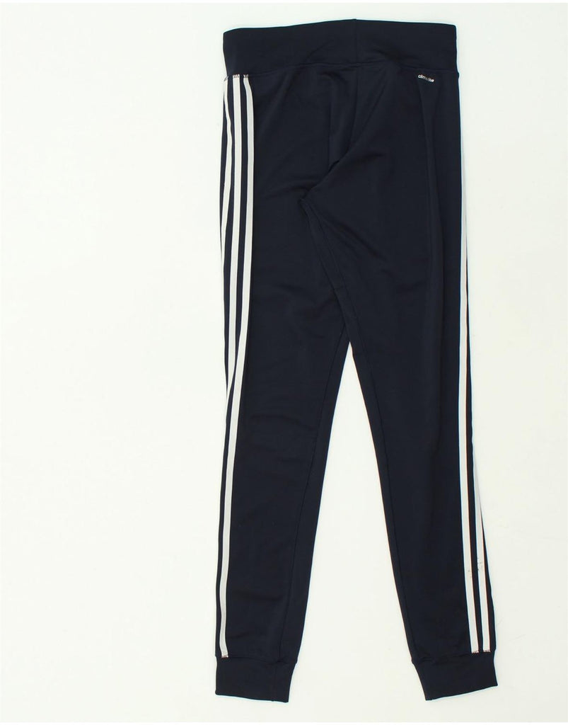 ADIDAS Womens Climalite Tracksuit Trousers Joggers UK 4/6 XS Navy Blue | Vintage Adidas | Thrift | Second-Hand Adidas | Used Clothing | Messina Hembry 