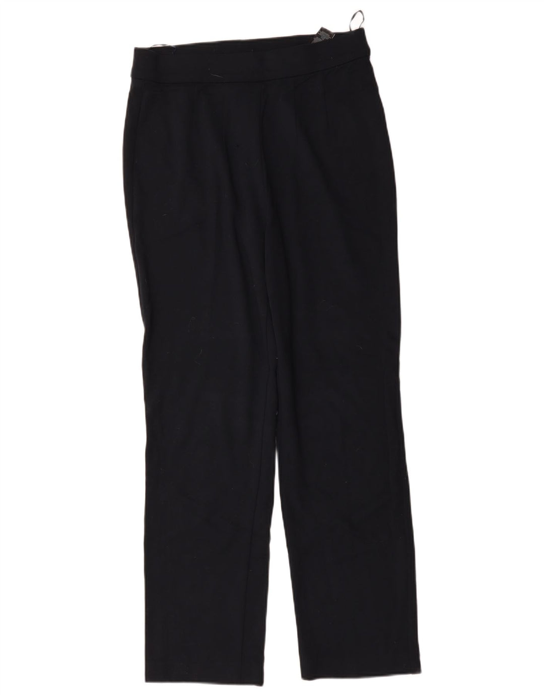 Marks & Spencer Womens Casual Trousers UK 12 Medium W30 L30 Navy Blue