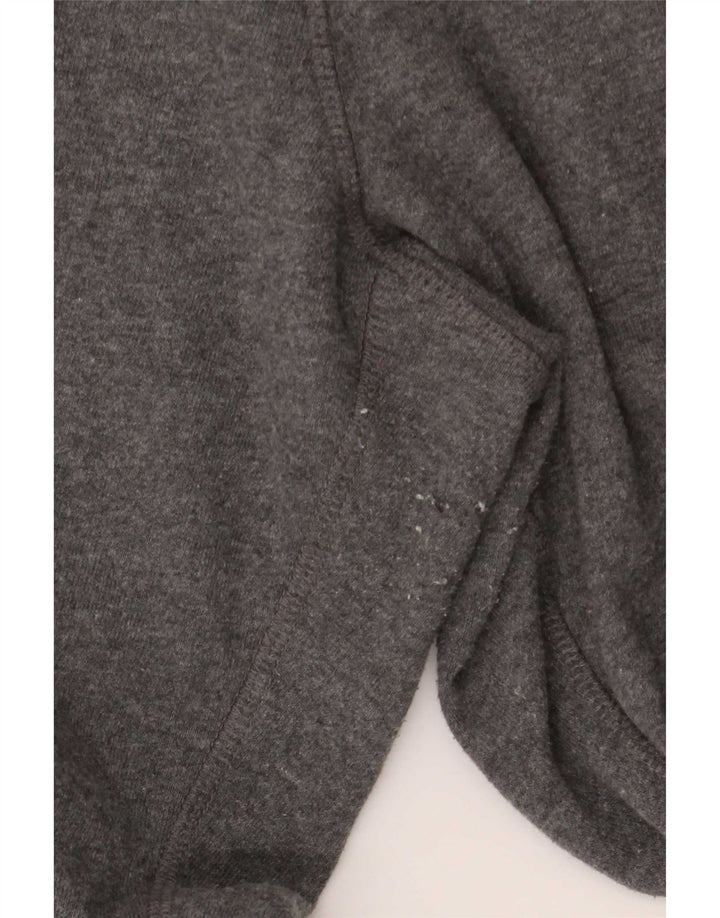 Champion Womens Tracksuit Trousers UK 14 Medium Grey Cotton