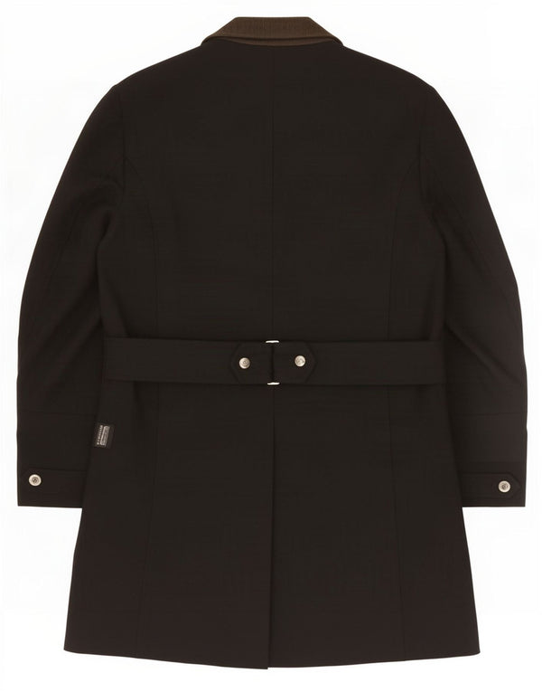 Primo Emporio Mens Overcoat IT 52 XL Black Colourblock Polyacrylic