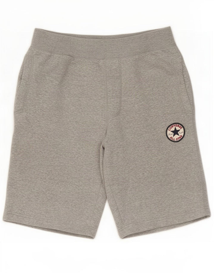 Converse Mens Sport Shorts Small Grey Cotton