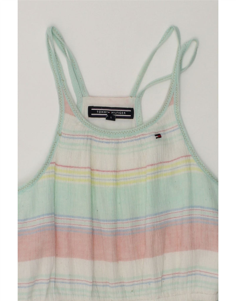 TOMMY HILFIGER Girls Sleeveless Sundress 3-4 Years Multicoloured Striped | Vintage Tommy Hilfiger | Thrift | Second-Hand Tommy Hilfiger | Used Clothing | Messina Hembry 