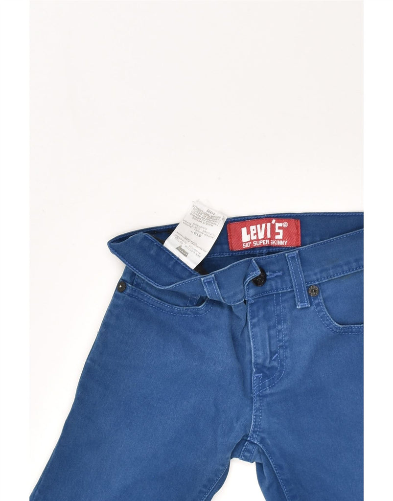 LEVI'S Boys 510 Skinny Jeans 11-12 Years W24 L22 Blue Cotton | Vintage Levi's | Thrift | Second-Hand Levi's | Used Clothing | Messina Hembry 