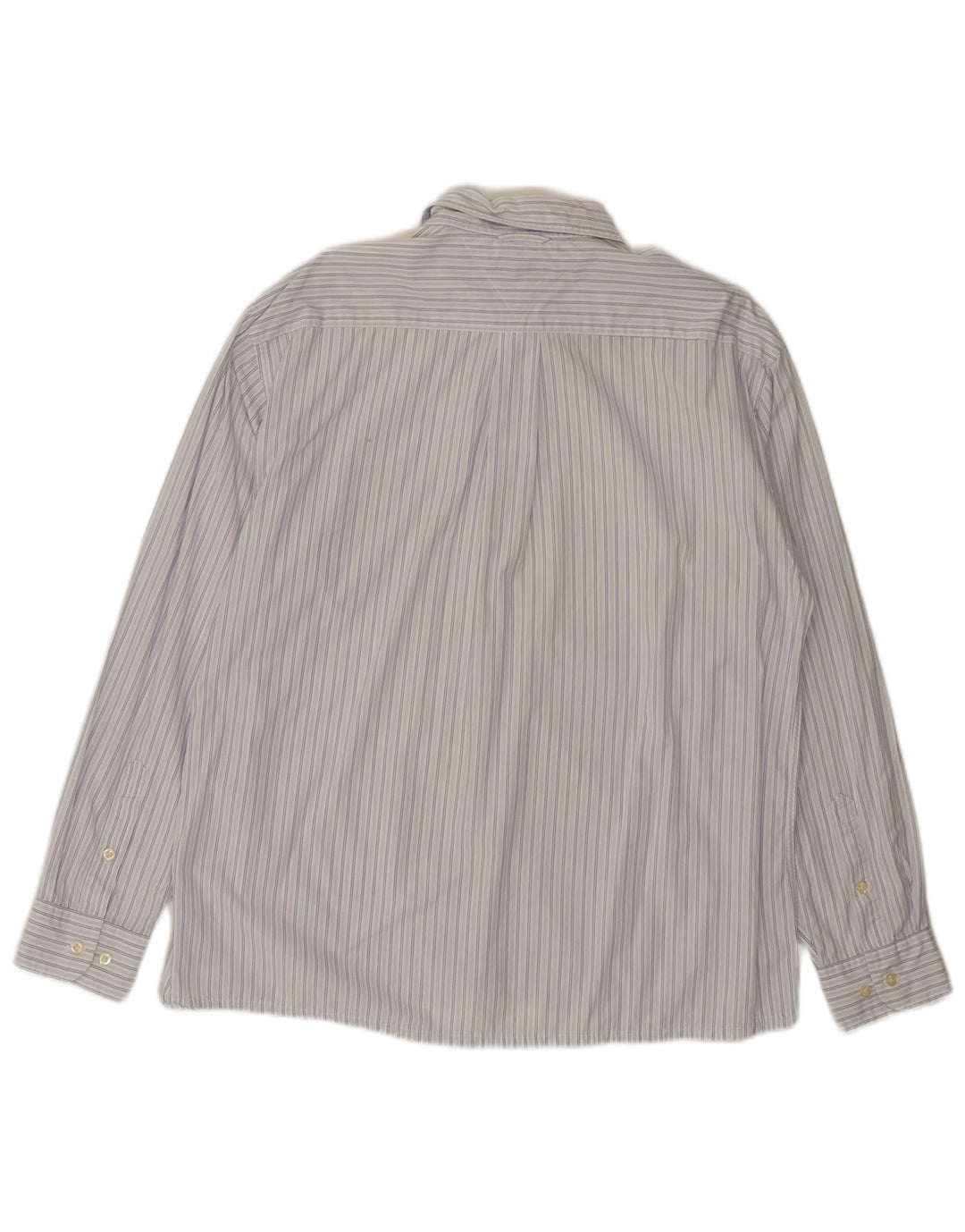 Tommy Hilfiger Mens Shirt Large Blue Pinstripe Cotton