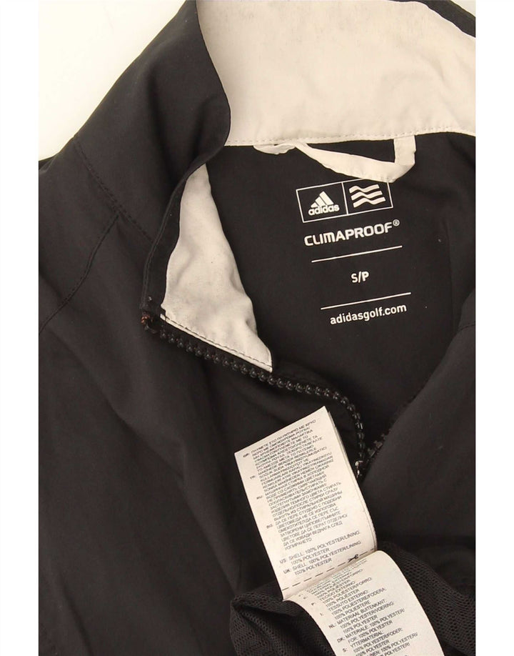 Adidas Mens Clima Proof Sleeveless Tracksuit Top Jacket Small Black