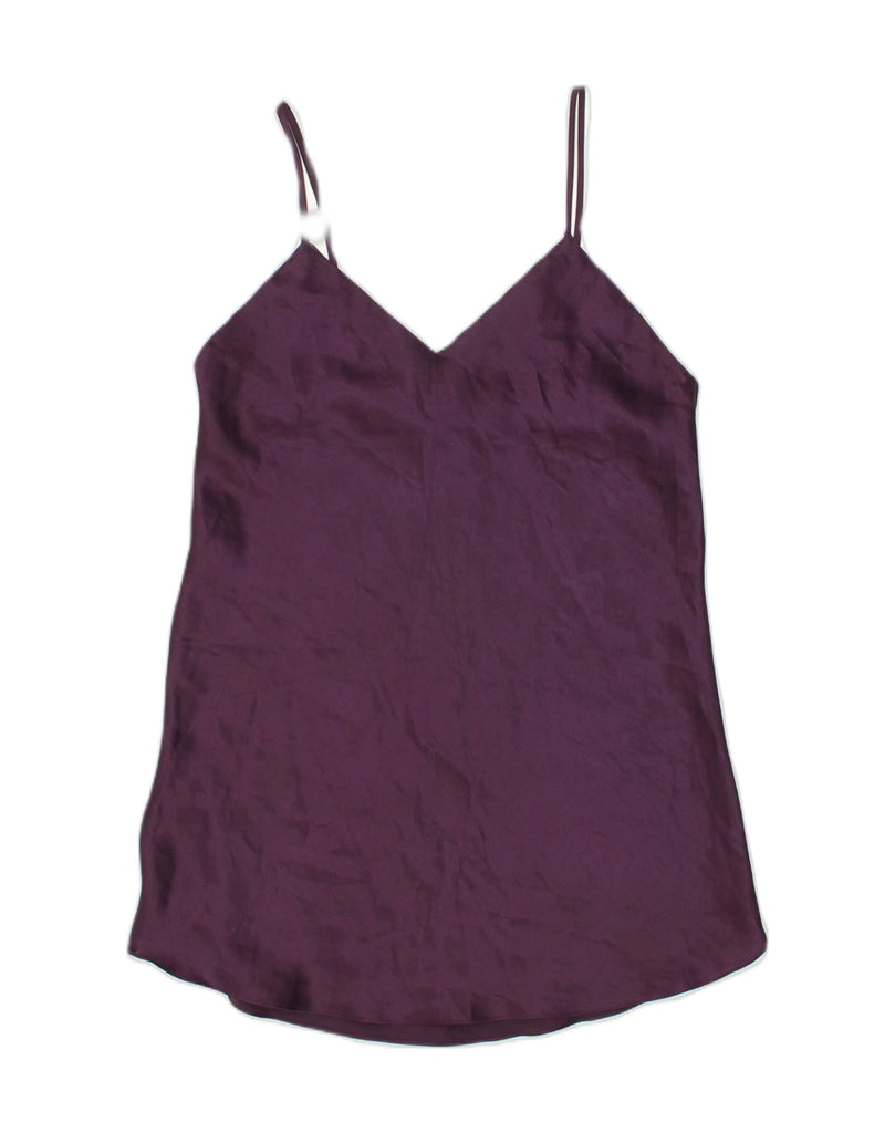 VINTAGE Womens Cami Top Large Purple Polyester | Vintage Vintage | Thrift | Second-Hand Vintage | Used Clothing | Messina Hembry 