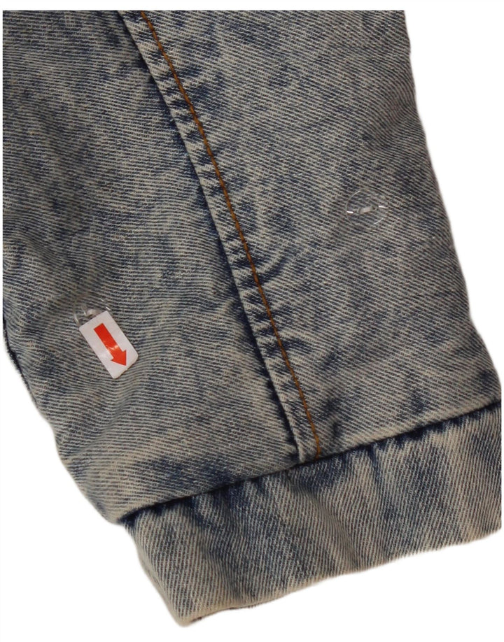 NEW COLLECTION Womens Oversized 3/4 Sleeve Denim Jacket UK 10 Small Blue