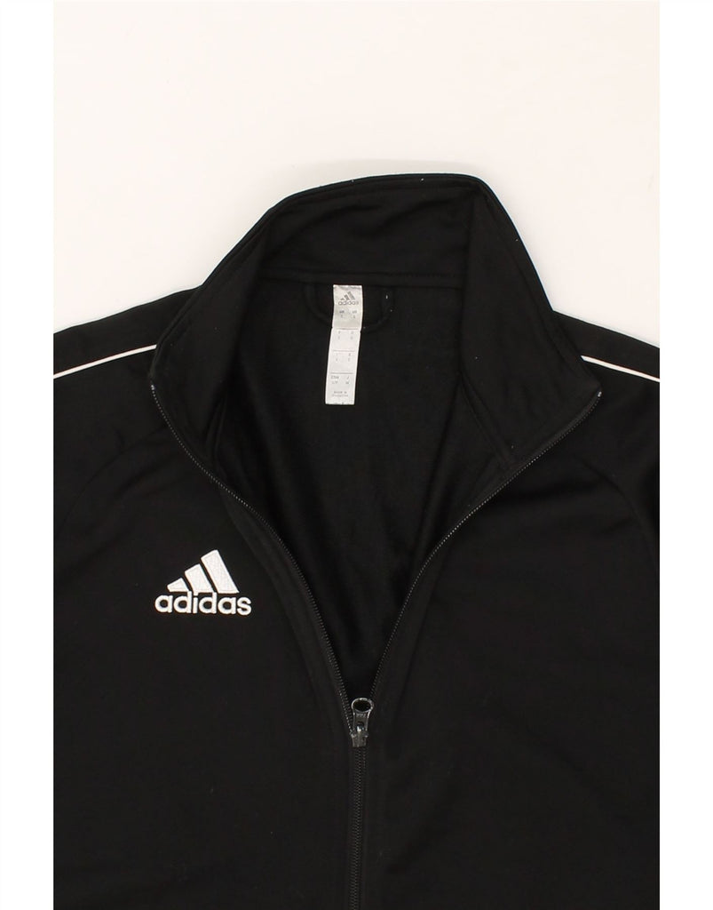 ADIDAS Mens Tracksuit Top Jacket Small Black Polyester | Vintage Adidas | Thrift | Second-Hand Adidas | Used Clothing | Messina Hembry 