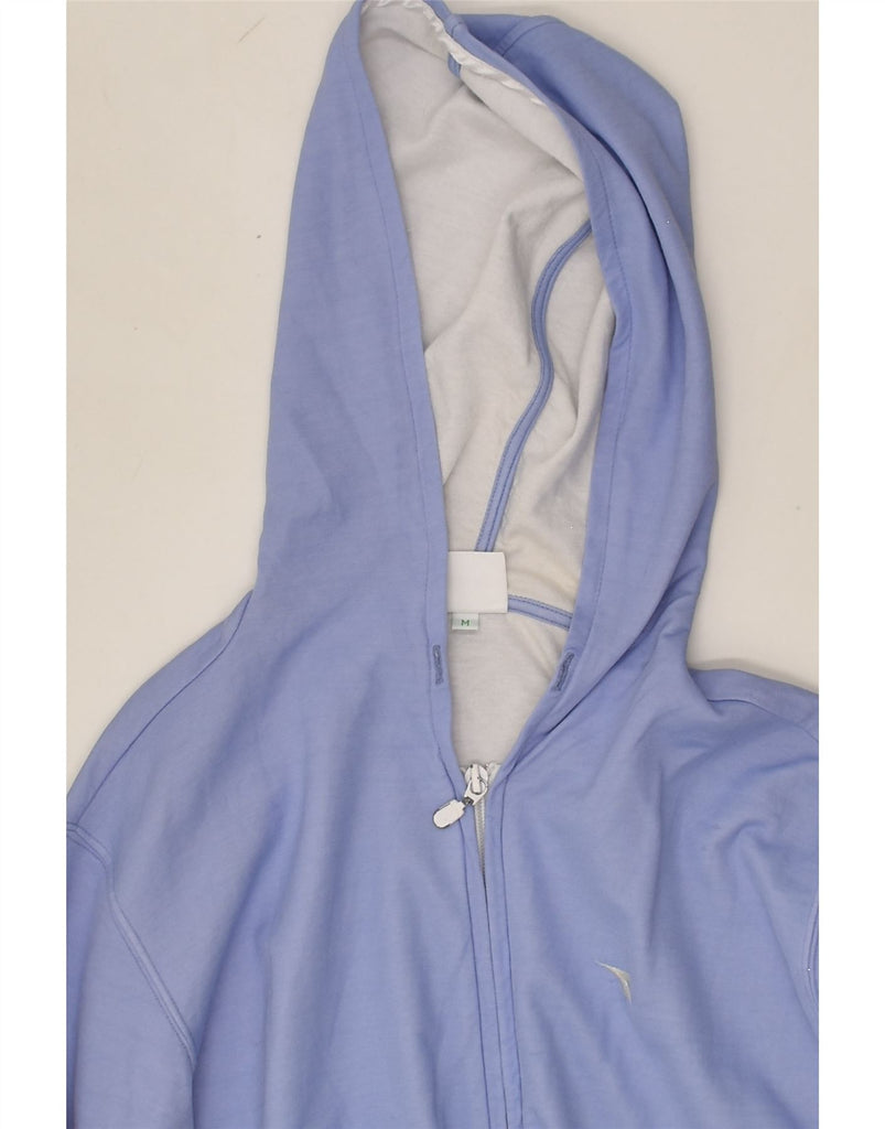 DIADORA Womens Zip Hoodie Sweater UK 12 Medium Blue Cotton | Vintage Diadora | Thrift | Second-Hand Diadora | Used Clothing | Messina Hembry 