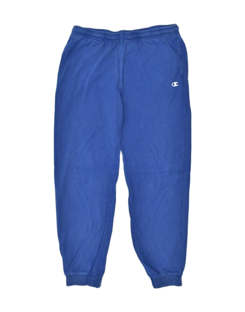 CHAMPION Boys Tracksuit Trousers Joggers 13-14 Years XL Blue Cotton | Vintage | Thrift | Second-Hand | Used Clothing | Messina Hembry 