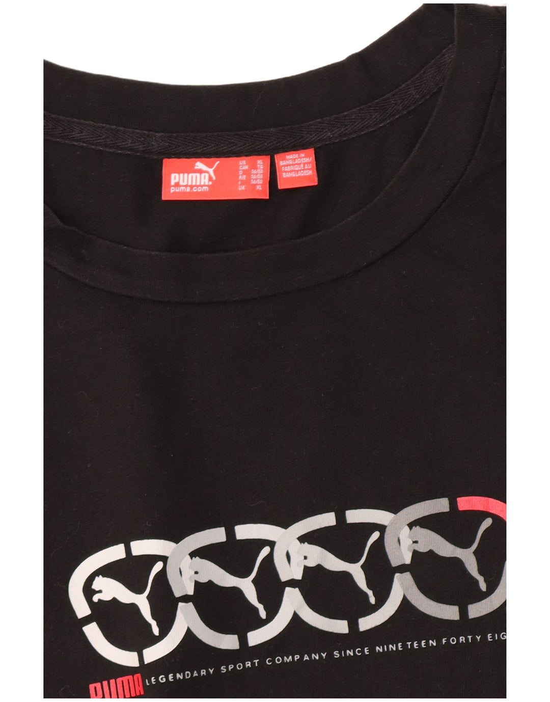 Puma Mens Graphic Vest Top XL Black