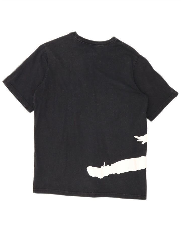 JORDAN Boys Graphic T-Shirt Top 13-14 Years XL Black