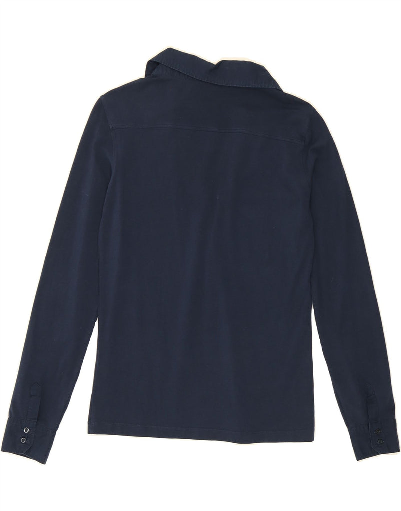 MASSIMO DUTTI Womens Pullover Shirt UK 18 XL Navy Blue Cotton Vintage Massimo Dutti and Second-Hand Massimo Dutti from Messina Hembry 