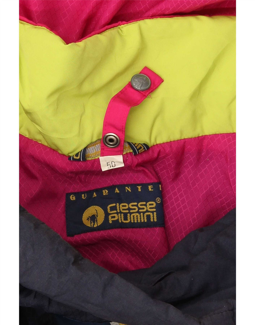 Ciesse Piumini Mens Relaxed Fit Rain Jacket IT 50 Medium Pink Colourblock
