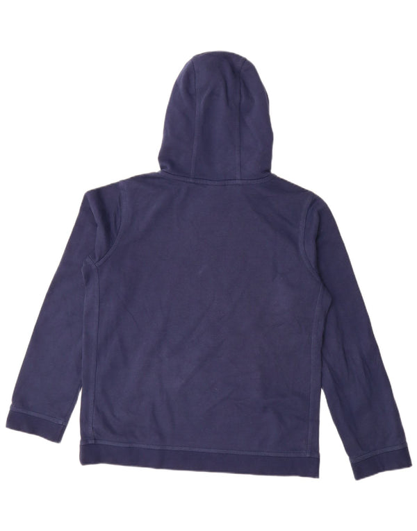 Nike Boys Hoodie Jumper 13-14 Years XL Navy Blue Cotton
