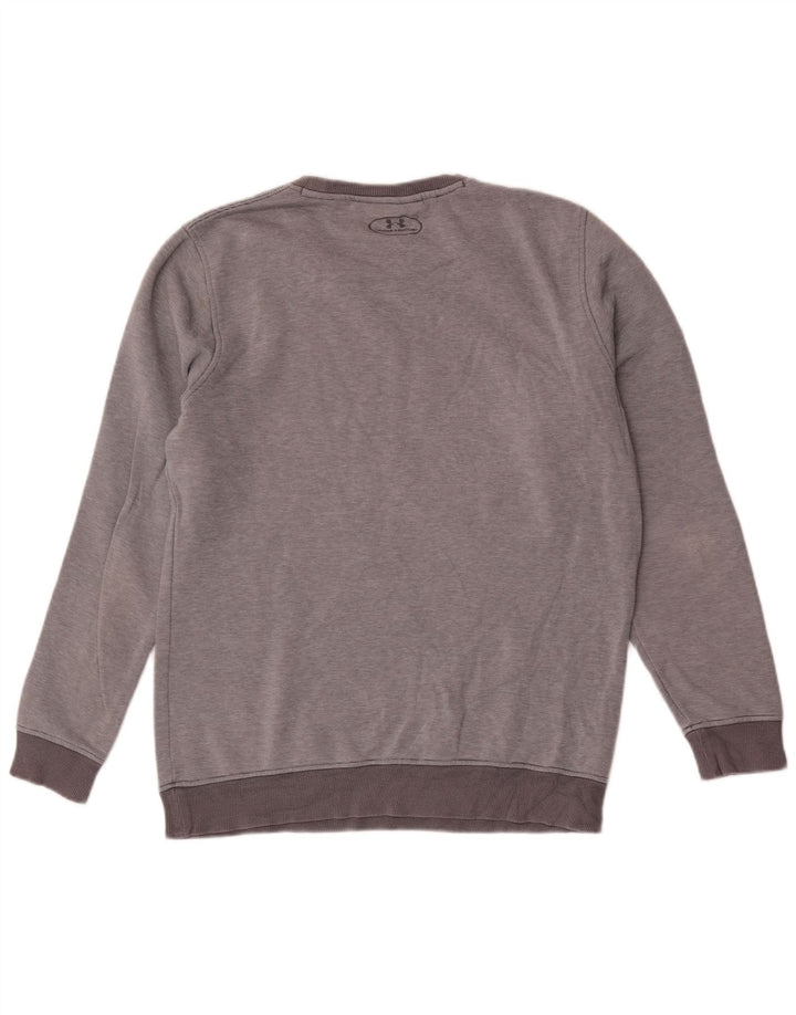 Under Armour Mens Sweatshirt Jumper Medium Grey Pinstripe