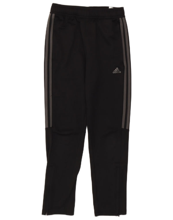 Adidas Boys Aeroready Tracksuit Trousers 11-12 Years Black Polyester